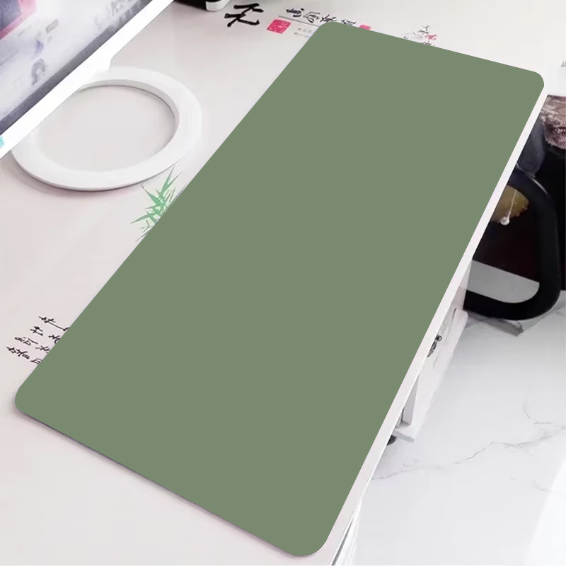 Gaming Accessories Table - Katı yeşil oyun mousepad büyük basit