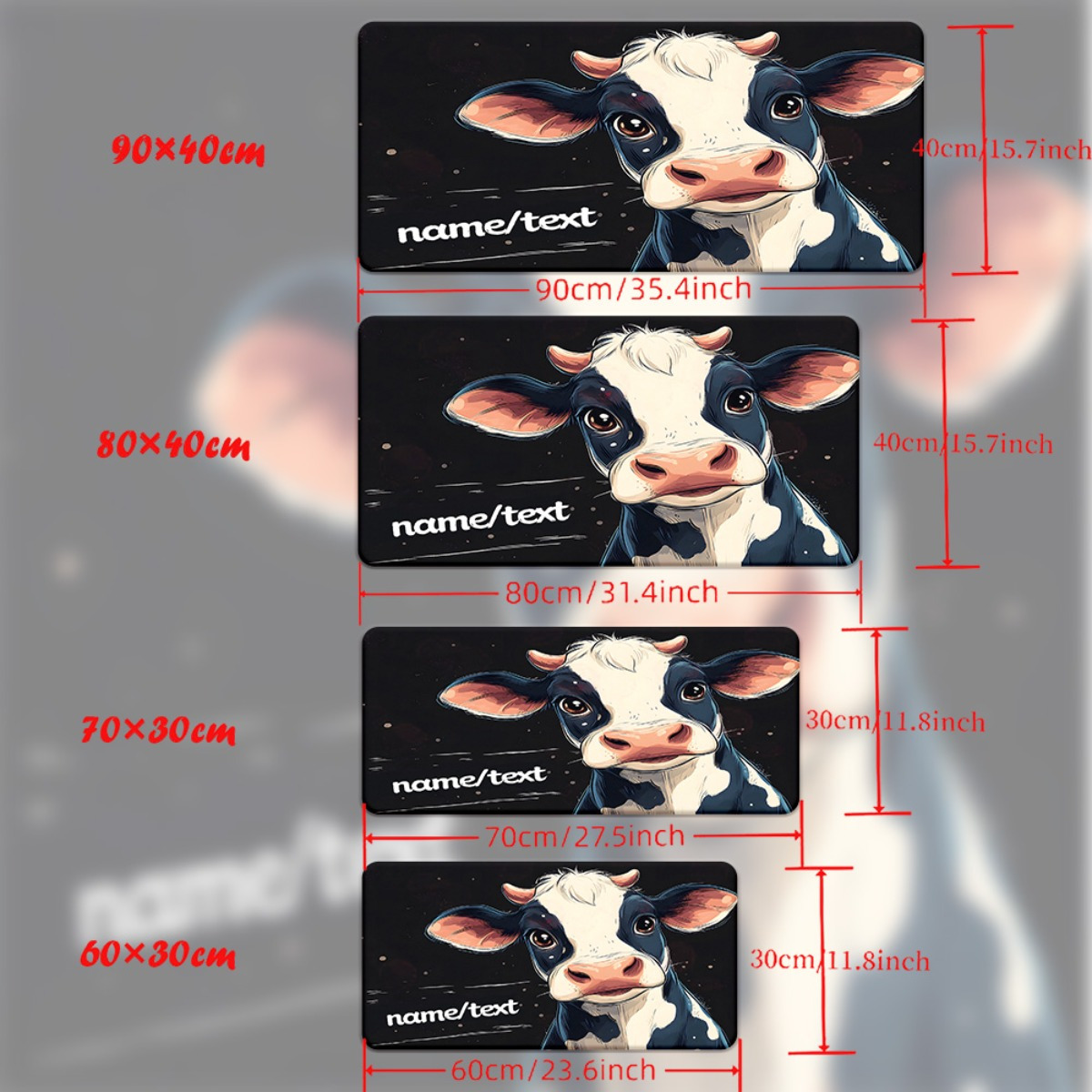 Sevimli İnek Karikatür Mouse P - Gaming Accessories Name incelemesi ve fiyatı