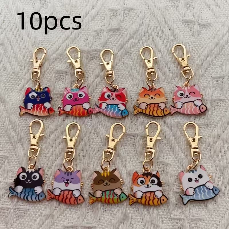 10 adet alaşımlı baskılı kedi  - Gaming Accessories Gifts incelemesi ve fiyatı